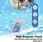 Up to 8.3" 4 Pack Iridescence Universal Waterproof Phone Pouch, Large Phone - Image 6