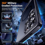 Temdan Designed for Samsung Galaxy S25 Ultra Case Magnetic, Slim Thin Phone - Image 4