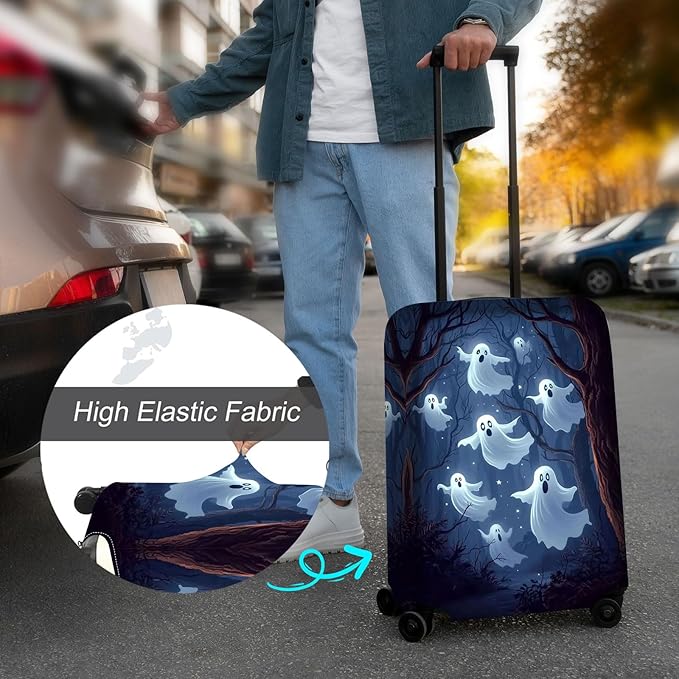 Luggage Cover Protector for 30-32 Inch Suitcases, TSA Approved Elastic Travel - Image 4