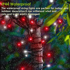 75.8 FT 200 LED Red and White Christmas Lights Outdoor Indoor, Timer & Memory - Image 5