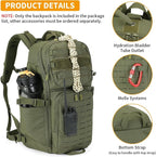 HUNTVP Tactical Backpack for Men 35L Military Backpack MOLLE 1000D Army Daypack - Image 6