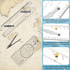 3 Pcs Basic Navigation Set, Include 16 Inch Parallel Ruler - Image 4