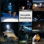 KunHe 40PACK 333LM Aluminum Alloy Headlamp 1800mAh Rechargeable - Image 7