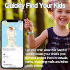 4 Pack Waterproof Bracelet for AirTag Kids, Hidden Printed Wristband for Apple - Image 4