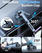 YRU Car Phone Holder Mount Dashboard Cell Phone Holder - Image 6