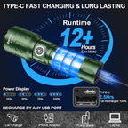 Banral Flashlights High Lumens Rechargeable, Super Bright Long Range Small - Image 6