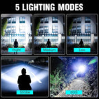 Headlamp Rechargeable 5000 High Lumen: Super Bright LED Head Lamp - Image 5