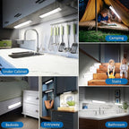 Motion Sensor Under Cabinet Lights, Magnetic Rechargeable Under Counter Closet - Image 9