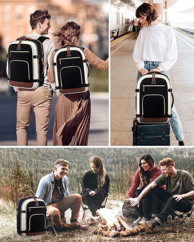 LOVEVOOK 50L Travel Backpack for Women Flight Approved, Carry on Backpack for - Image 6