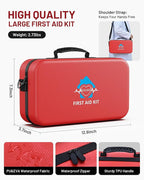 500 Pcs First Aid Kit for Travel/Camping/Businesses/Home/Car, Waterproof - Image 3