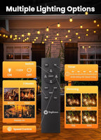Brightown 208FT Solar String Lights Outdoor - Image 6