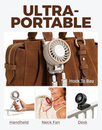 Diveblues Portable Turbo Fan, 100 Speed Handheld Fan - Image 5