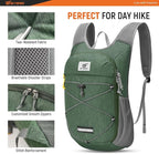 SKYSPER Foldable Hiking Backpack - 10L/15L Small Lightweight Daypack Breathable - Image 3