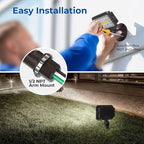 CINOTON 20W LED Flood Lights Outdoor, IP65 Waterproof Exterior Security Wall - Image 4