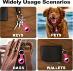Linsaner Case for AirTag 2nd Gen & 1st Gen, Silicone Holder Keychain Key Ring - Image 3