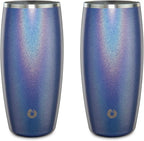 SNOWFOX Insulated Beer Glasses, Premium Vacuum Insulated Stainless Steel by Snowfox