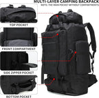 Hiking Backpack for Men 70L/100L Camping Backpack Military Rucksack Molle 3 - Image 3