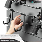 Savior Equipment Wall Rack System Heavy-Duty Steel Tactical Rifle Carbine - Image 3