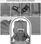 AREYTECO Carry On Backpack, 50L Extra Travel Laptop Backpack - Image 4