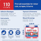 Care Science First Aid Kit, 110 Pieces | Professional Use - Image 6