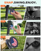 A2C Alloy Magnetic Golf Cart Phone Holder - Image 3