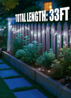 Minetom Solar String Lights, 2 Packs Total 66Ft 200 LED Solar Fairy Lights - Image 7