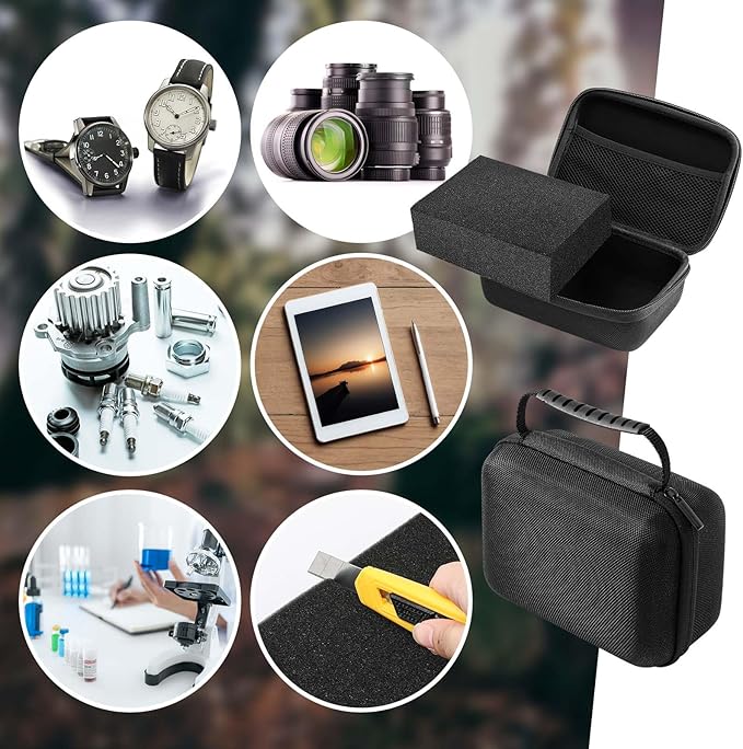 Relaxweex EVA Hard Case with Customizable Foam 7.8 x 6.3 x 3.5 Inch Protective - Image 7