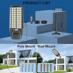 Solar Street Lights Outdoor, Commercial Grade Dusk to Dawn LED Security Flood - Image 7