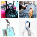 4 Pack Large Carabiner 5.5" D Style Click and Carry Bag Carrier Stroller Hooks - Image 4