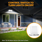 LUTEC 32W 3500LM Integrated Dual-Head LED Flood Light Outdoor, Switch - Image 3