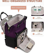 LOVEVOOK Laptop Backpack for Women, 15.6'' Waterproof Nurse Bag Teacher Work - Image 2