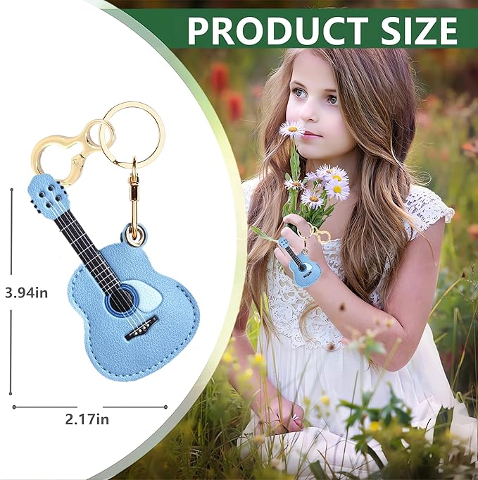 Leather Keychain Holder Case Compatible - Image 2
