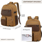 Lohol Water Resistant Backpack for School Travel College Travel, Large Bookbag - Image 3