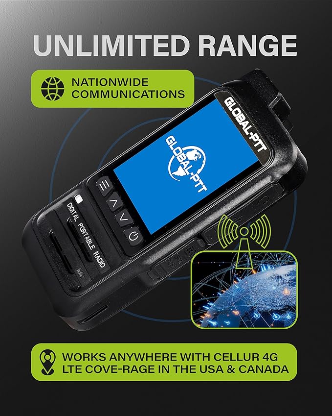 3-Pack PoC Radios Unlimited Range – Rugged IP67 Floating Walkie Talkies 4G LTE - Image 4