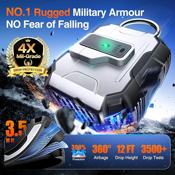 Armoured Heavy Duty for AirPods 4th Generation Case - Image 2