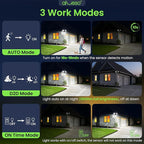 ALUSSO Motion Sensor Outdoor Lights, 30W 3500LM Flood Lights Outdoor 120V - Image 5