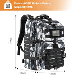 Hannibal Tactical MOLLE Assault Backpack, Tactical Backpack Military Army - Image 2
