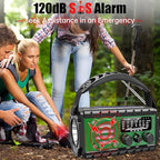Aivica 20000mah Emergency Radio, SW/NOAA/AM/FM Weather Radio, Solar Powered - Image 5