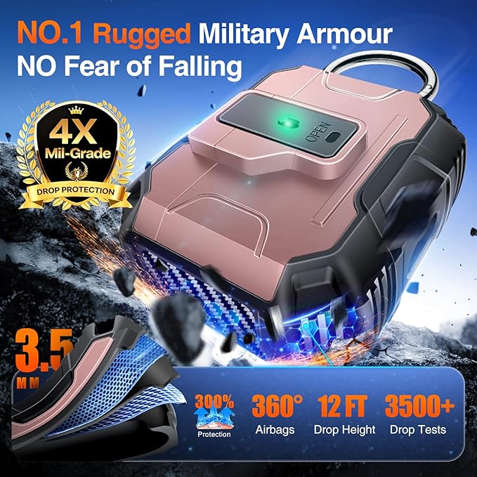 Armoured Heavy Duty for AirPods 4th Generation Case - Image 2