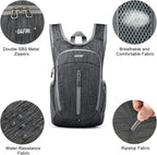 G4Free 10L Hiking Backpack Small Travel Hiking Daypack Lightweight Packable - Image 4