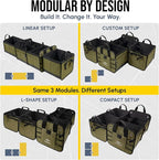 4-Section Extra Large Trunk Organizer – Heavy Duty 1680D, Collapsible & - Image 2