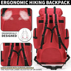 Hiking Backpack for Men 70L/100L Camping Backpack Military Rucksack Molle 3 - Image 5