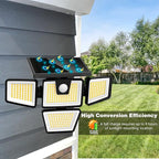 AmeriTop Solar Lights Outdoor, 2 Pack LED High Brightness Cordless Solar Motion - Image 5