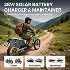 FlexSolar 28W 12V Portable Solar Panel Battery Charger Maintainer Kits Trickle - Image 8