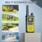 Rechargeable Walkie Talkies Long Range, 4 Pack Walkie Talkies - Image 6