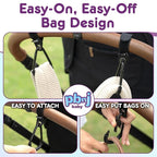 Stroller Hooks for Hanging Diaper Bags - Image 7