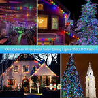 Upgrade 2Pack 200LED Solar String Lights - Image 6