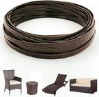 Wicker Repair Kit, Mottled Dark Brown, Polyethylene Material by Laphivieh