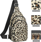 Tuwubi Crossbody Bags for Women, Sling Bag for Men, Small Hiking Backpack Anti - Image 5