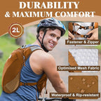 Hydration Backpack with 2L Water Bladder Bag, Lightweight and Breathable - Image 6